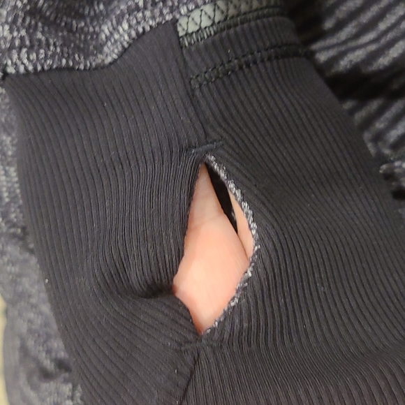 Lululemon Runderful 1/2 Zip Mini Check Pique Black Heathered Black / Black - Picture 11 of 16